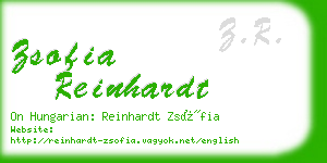 zsofia reinhardt business card